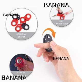 Banana1 พวงกุญแจ Fidget Spinner อุปกรณ์เสริม สําหรับห้อยกระเป๋าเป้สะพายหลัง