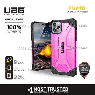 Uag เคสโทรศัพท์มือถือ ลายพลาสม่า กันกระแทก สีชมพู สําหรับ iPhone 11 Pro Max 11 Pro 11