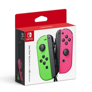 Nintendo Switch Joy-Con จอยคอนควบคุม สีนีออน เขียว ชมพู L R