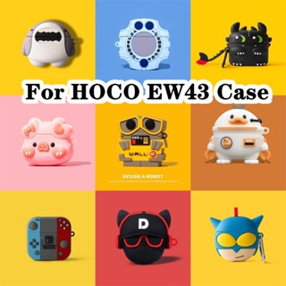 【พร้อมส่ง】สําหรับ Hoco. เคสหูฟัง แบบนิ่ม ลายการ์ตูน EW43 สําหรับ HOCO EW43