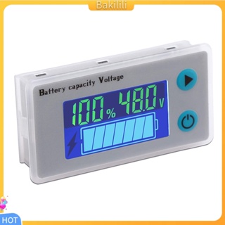 {Bakilili} เครื่องวิเคราะห์แรงดันไฟฟ้า แบตเตอรี่ดิจิทัล 10-100V