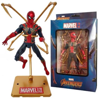 โมเดลตุ๊กตาฟิกเกอร์ Avengers Alliance Marvel Spider Man Claw Hero Returns แฮนด์เมด ของเล่นสําหรับเด็ก