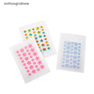 [milliongridnew] แผ่นสติกเกอร์ไฮโดรคอลลอยด์ กําจัดสิวบนใบหน้า 28 36 ชิ้น