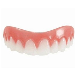 Professional Bright Smile Veneers Silicone Fake Tooth Flex Denture Upper Row