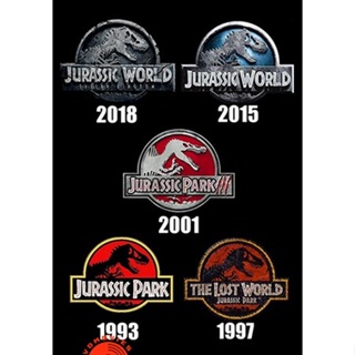 DVD Jurassic Park 1-2-3 and Jurassic World 1-2 รวม 5 แผ่น - มาสเตอร์ (เสียง ไทย/อังกฤษ ซับ ไทย/อังกฤษ) DVD