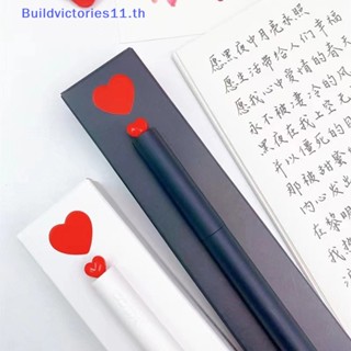 Buildvictories11 Valenes Day ปากกาเจลหมึกดํา 0.5 มม. ความจุสูง สําหรับนักเรียน สํานักงาน โรงเรียน