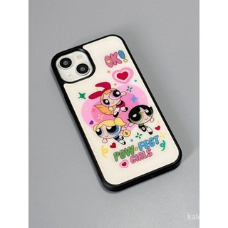 เคสป้องกันโทรศัพท์มือถือ แบบนิ่ม ลายการ์ตูน Powerpuff Girls กันกระแทก สําหรับ iPhone 13 14Promax 12 11 x xr xsmax 7p 8plus