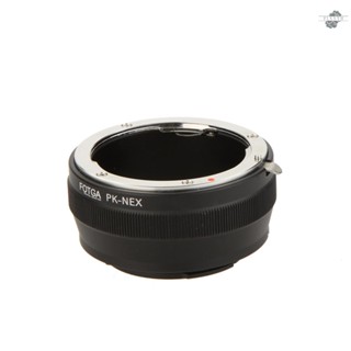 {fly} Fotga PK-NEX Adapter Digital Ring for Pentax PK K Mount Lens to  NEX E-Mount Camera (for  NEX-3 NEX-3C NEX-3N NEX-5 NEX-5C NEX-5N NEX-5R   NEX-5T NEX-6 NEX-7)