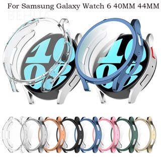 เคส TPU ใส ป้องกันหน้าจอ สําหรับ Samsung Galaxy Watch 6 5 44 มม. 40 มม. เคสป้องกันเต็มรูปแบบ กันกระแทก บางเฉียบ