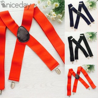 Suspenders เอี๊ยมกางเกง ปรับได้ 2*47.2 นิ้ว 1 ชิ้น สําหรับผู้ชาย