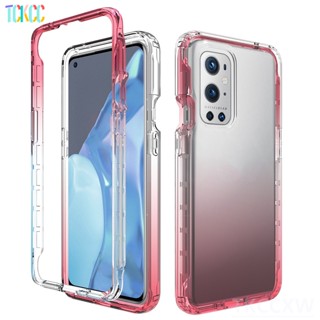 เคสโทรศัพท์มือถือ TPU นิ่ม ใส กันกระแทก ไล่โทนสี หลากสี คุณภาพสูง สําหรับ Oneplus 9 Pro Nord N100 N10