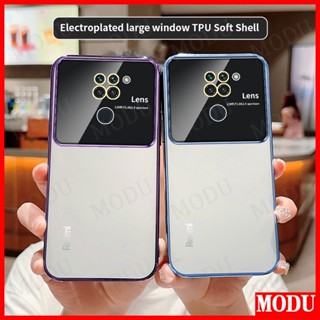 Modu เคส Redmi Note 9 10X 4G ดีลักซ์ ชุบแฟลช ซิลิโคนนิ่ม ฟิล์มป้องกันเลนส์ หน้าจอ เคสโทรศัพท์ เคสกันกระแทก