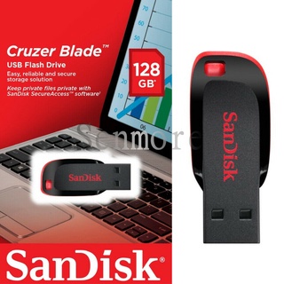 Sandisk Pendrive 4GB 8GB 16GB 32GB 64GB 128GB Cruzer Lâmina 2.0 แฟลชไดรฟ์ Memory Stick ไดรฟ์ปากกา