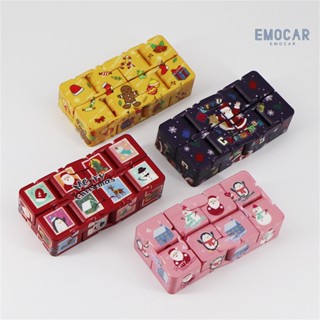 Ena-infinity Cube Fidget ของเล่นคลายเครียด คลายเครียด ลายคริสต์มาส สําหรับเด็ก