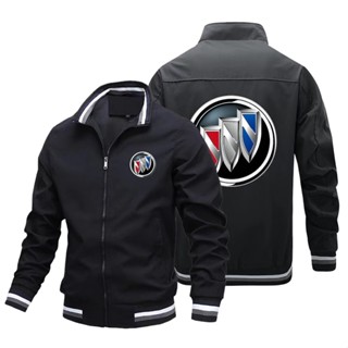 BUICK LOGO baseball uniform ENCORE ENVISION ENCLAVE GL8 GL6 Lacross Regal car outdoor driving stand collar large size long-sleeved sweater Aviator Jacket