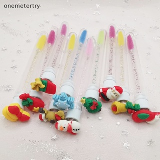 Onem แปรงเขียนคิ้ว กันฝุ่น ใช้ซ้ําได้ ลายคริสต์มาส ฮาโลวีน