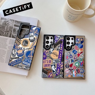 N B A CASETiFY เคสโทรศัพท์มือถือแบบกระจก สําหรับ Samsung Galaxy S22 Ultra S23 Ultra S23 Plus S23+