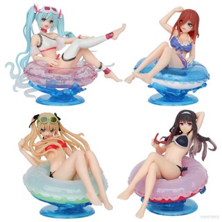 ใหม่ ฟิกเกอร์แหวนว่ายน้ํา Mg Summer Hatsune Miku Nakano Miku Eri Kasumigaoka Utaha ของเล่นสําหรับเด็ก