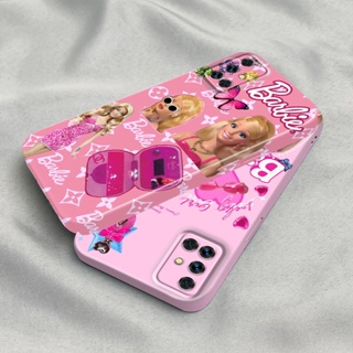 เคสโทรศัพท์มือถือ PC แข็ง ปิดด้านหลัง ลายฟิล์มบาร์บี้ สไตล์เกาหลี สําหรับ Samsung Galaxy A51 M40S A52 A53 A13 A04S A12 A12s A11 A04 A02 A02S A03