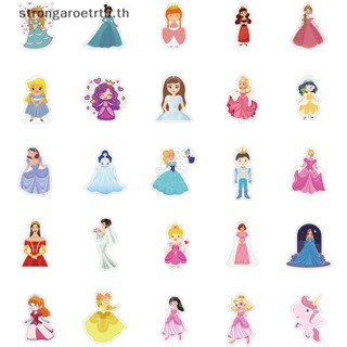 Strongaroetrtu สติกเกอร์ ลายการ์ตูนเจ้าหญิงดิสนีย์ กราฟฟิติ Snow White Frozen สําหรับติดตกแต่ง 50 ชิ้น