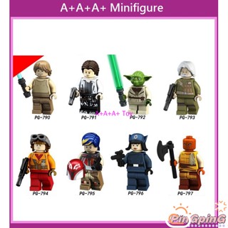 Pin ฟิกเกอร์ Star Wars Master Luke Han Solo Yoda Jr. Pg8115 ขนาดเล็ก ของเล่นบล็อกตัวต่อ