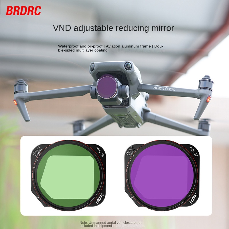 BRDRC เหมาะสําหรับ DJI Mavic 3 Classic Filter VND ND Filter