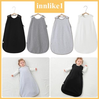 Innlike1 ชุดนอน เสื้อกั๊ก ผ้าฝ้าย แขนกุด สําหรับเด็ก 0-12 เดือน