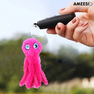 Ameesi ตุ๊กตาปลาหมึกยักษ์ จี้น่ารัก ทะเล สัตว์ ตุ๊กตา เครื่องประดับ ที่มีสีสัน ปลาหมึก ผ้ากํามะหยี่ขนนิ่ม ตุ๊กตาสัตว์ พวงกุญแจ จี้ กระเป๋าเป้สะพายหลัง ตกแต่ง ของขวัญเด็กผู้หญิง