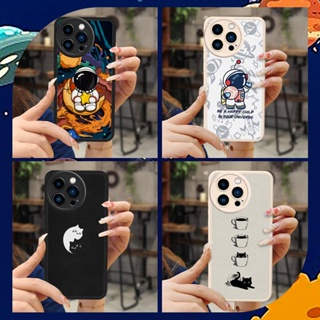 creative leather Phone Case For iphone14 Pro Max personality youth Back Cover Silica gel protective advanced Cartoon luxurious