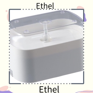 Ethel1 2-in-1 เครื่องปั๊มสบู่เหลว แบบใช้มือกด สีดํา ขาว สําหรับห้องน้ํา 2-in-1