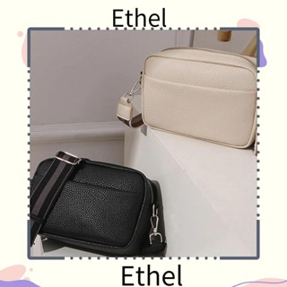 Ethel1 กระเป๋าสะพายไหล่ สีพื้น หรูหรา แฟชั่นสําหรับผู้หญิง