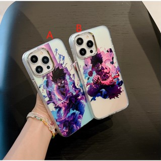 พร้อมส่ง เคสโทรศัพท์มือถือ ลายลูฟี่ One Piece ชุบไฟฟ้า สําหรับ iphone14 promax 14 14pro 14plus 13 12 11 13PROMAX