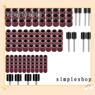 Simple ชุดหินเจียร แบบยาง และโลหะ สําหรับขัดสนิม 132 ชิ้น