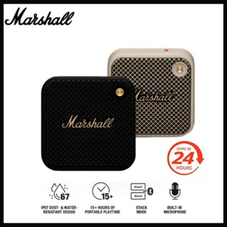 Marshall WILLEN ลําโพงซับวูฟเฟอร์บลูทูธไร้สาย IP67 กันน้ํา แบบพกพา สําหรับเดินทางกลางแจ้ง