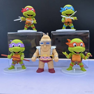 Hqy2 โมเดลฟิกเกอร์ TMNT เต่านินจา Raphael Donatello Da Vinci Mikey ของเล่น สําหรับเด็ก 5 ชิ้น MY2