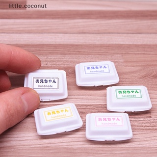 [little.coconut] กล่องอาหารกลางวันพลาสติก 1:12 สําหรับตกแต่งบ้านตุ๊กตา 1 ชุด