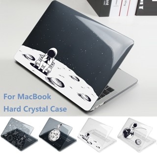 เคสใส แบบแข็ง ลายนักบินอวกาศ สําหรับ MacBook Air 15 Pro 13 นิ้ว 14 นิ้ว 15 16 นิ้ว 2023 2022 M2 2021 M1 2020