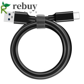 Rebuy สายเคเบิลข้อมูลดิจิทัล 60W 3A 10Gbps USB3.2 ชาร์จเร็ว สําหรับโทรศัพท์มือถือ 1 ชิ้น