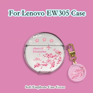 【ของแท้】เคสหูฟัง แบบนิ่ม ลายการ์ตูน สําหรับ Lenovo EW305 EW305