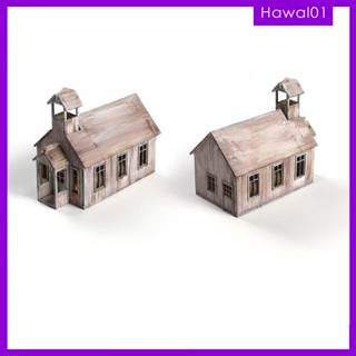 [Hawal] โมเดลบ้านไม้จิ๋ว ฉากสถาปัตยกรรม ฉากสถาปัตยกรรม ฉากสงคราม 1/72 สําหรับตกแต่งบ้าน