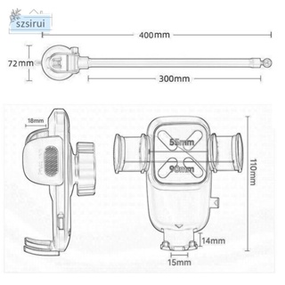 [szsirui] ที่วางโทรศัพท์ในรถยนต์ แบบปุ่มดูดสุญญากาศ ปรับได้ สะดวก ทนทาน อุปกรณ์เสริมภายในรถยนต์