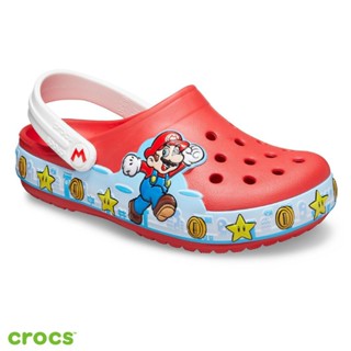 [GRANDGLORIOUS] Croc Super Mario Bros รองเท้าแตะลําลอง สําหรับเด็กผู้ชาย