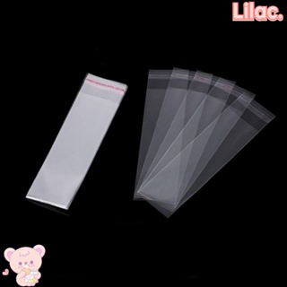 Lilac ถุงพลาสติกใส มีกาวในตัว ขนาดเล็ก ปิดผนึกได้ สําหรับใส่คุกกี้ ของขวัญ งานแต่งงาน 200 ชิ้น