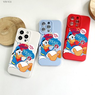 VIVO Y21 Y21S Y21T Y21A Y33S Y33T Y01 Y01A Y15S Y15A Y15C Y50 Y30 Y30i เคสวีโว่ สำหรับ Donald Duck เคส เคสโทรศัพท์