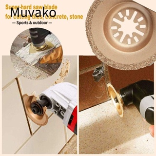 Muvako ใบเลื่อยตัด อีคัท คาร์ไบด์ สีทอง อุปกรณ์เสริม สําหรับกระเบื้อง เซรามิค ปูนซีเมนต์ คอนกรีต