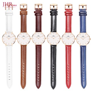 สายนาฬิกาข้อมือ สายหนังวัวแท้ แบบนิ่ม สําหรับ DW Daniel Wellington Cowhide