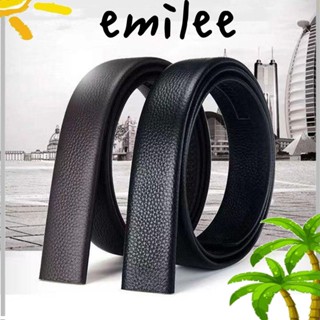 Emilee เข็มขัดหนังลําลอง 3.5 ซม. แบบเปลี่ยน DIY