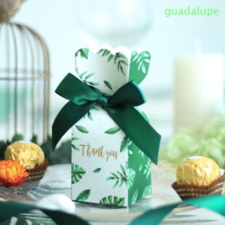 Guadalupe กล่องของขวัญ กล่องขนมช็อคโกแลต ลูกอม สีเขียว สําหรับตกแต่งบ้าน เทศกาลเด็กทารก