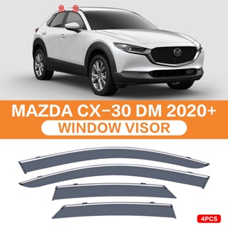 ที่บังแดดหน้าต่างรถยนต์ PC อุปกรณ์เสริม สําหรับ Mazda CX-30 CX30 DM 2020-2023 4 ชิ้น