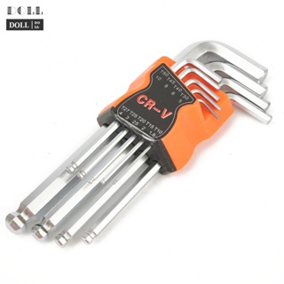 ⭐24H SHIPING ⭐Attachment Accessories Ball End Hex Key Wrench 9Pcs Chrome Vanadium Steel